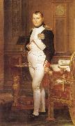 Jacques-Louis David Napoleon in his Study USA oil painting artist